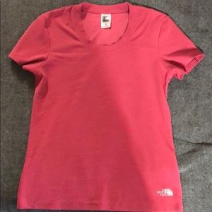 Pink The North Face shirt